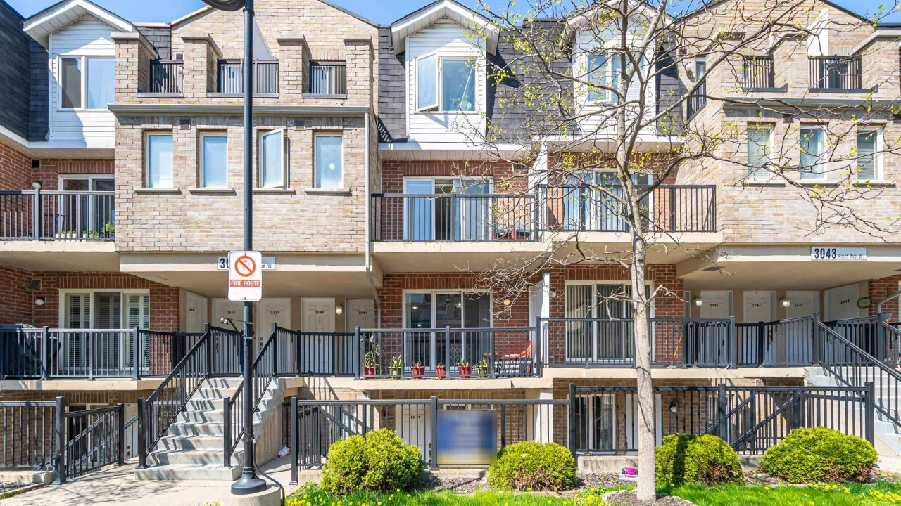 Harmony Village condo building exterior