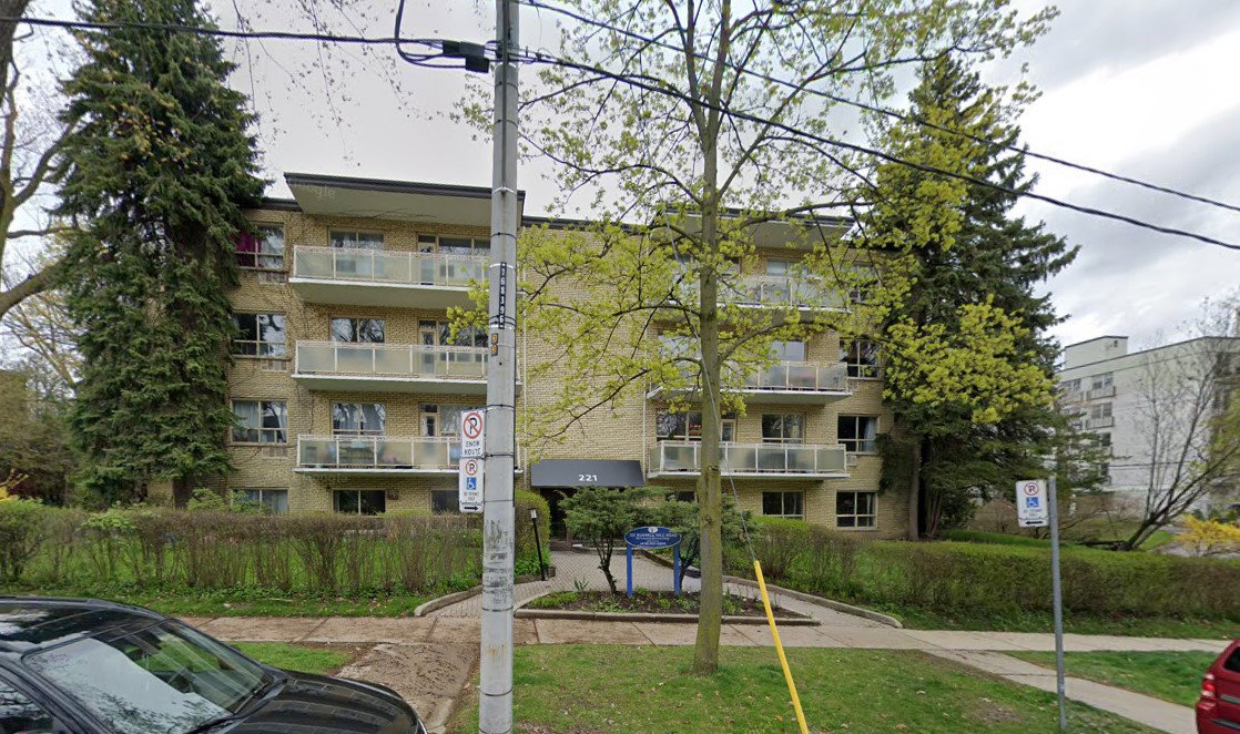 221 Russell Hill Road condo building exterior