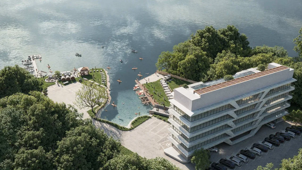 Rising Wake Hotel exterior