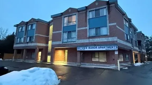 Oak Village condo building exterior