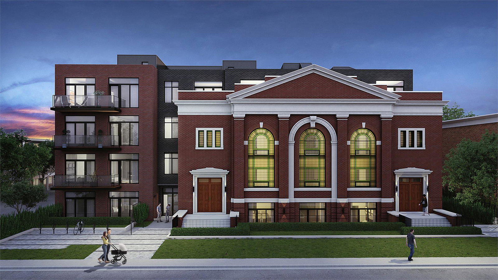 Sunday School Lofts exterior