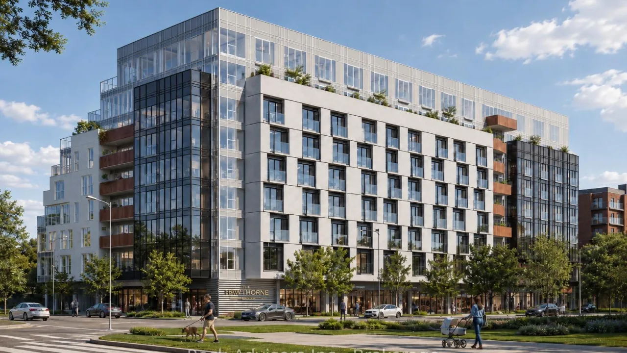 The Hawthorne condo building exterior