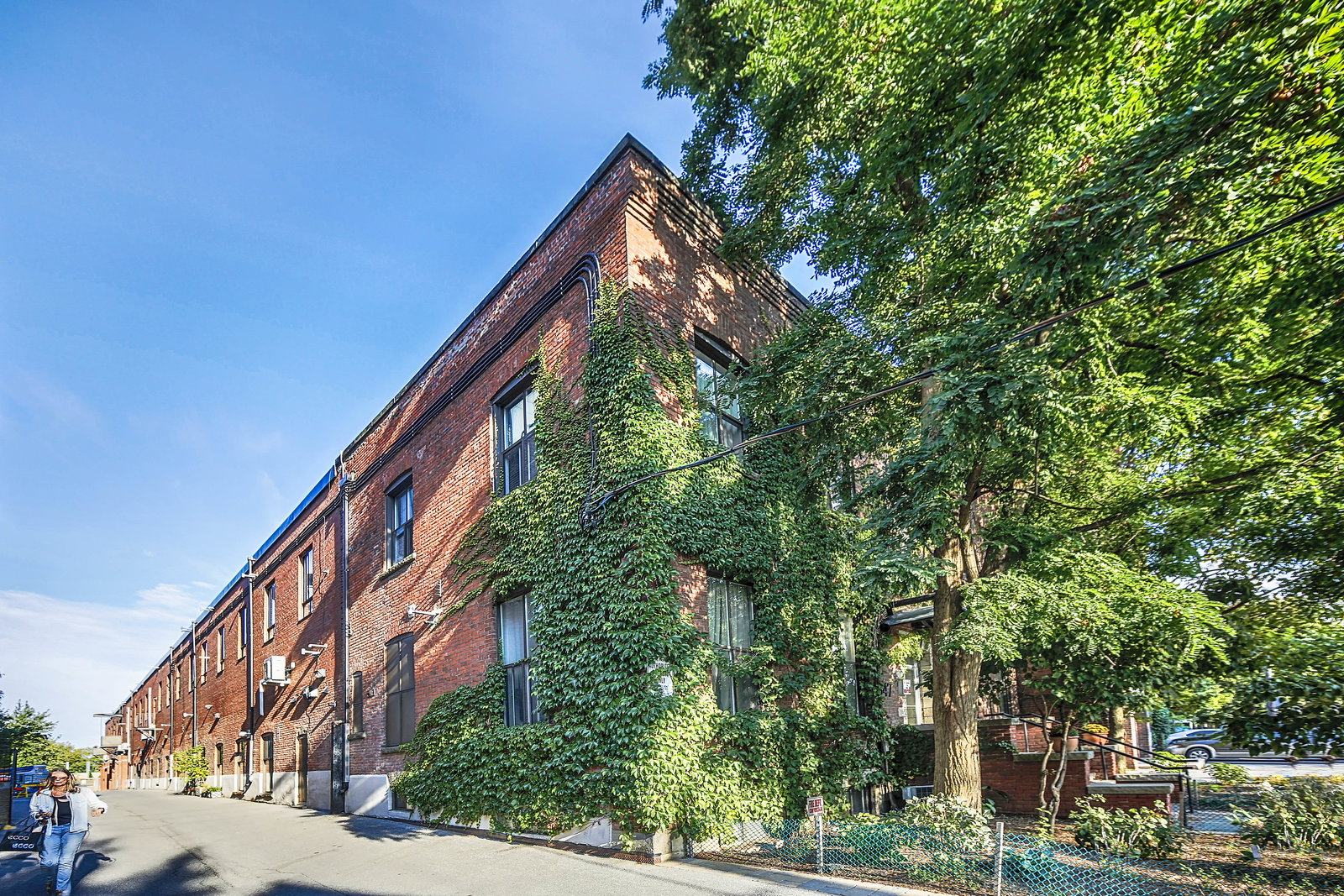Sorauren Lofts condo building exterior