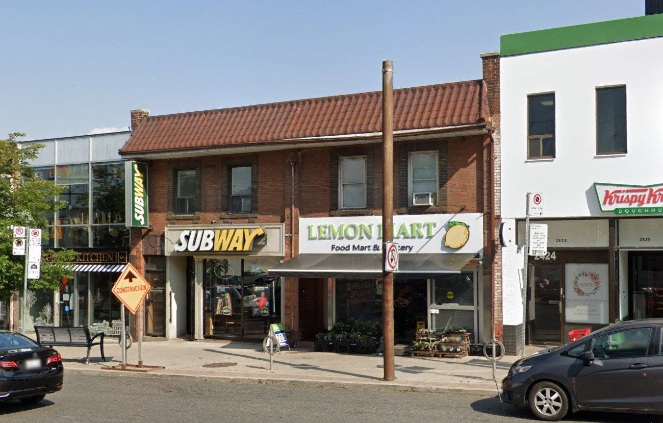 2428 Bloor Street West exterior