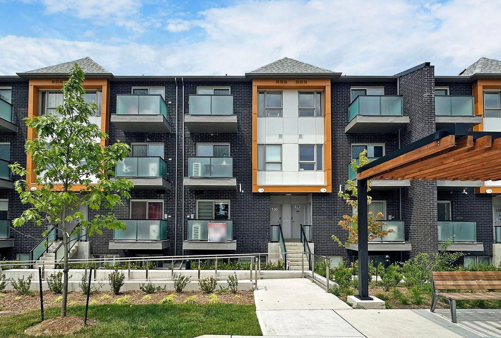 East Station Townhomes exterior