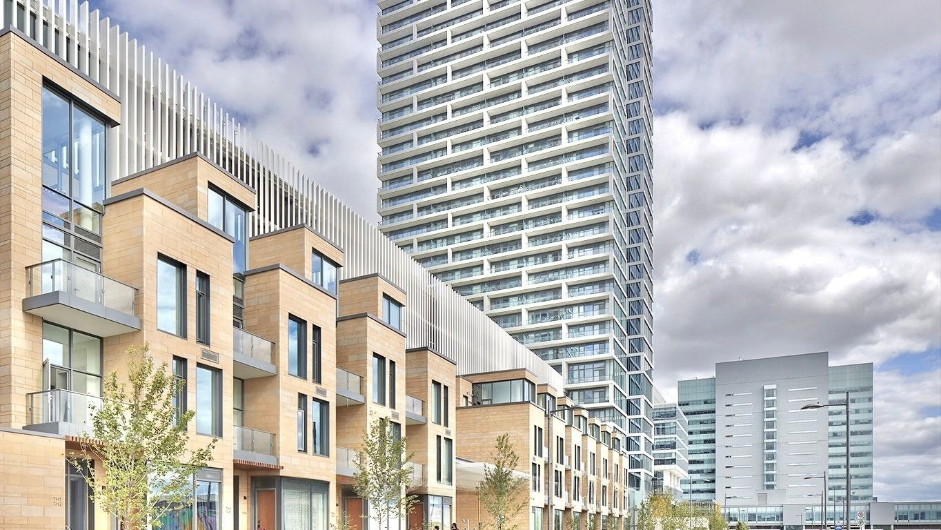 Transit City Towns condo building exterior