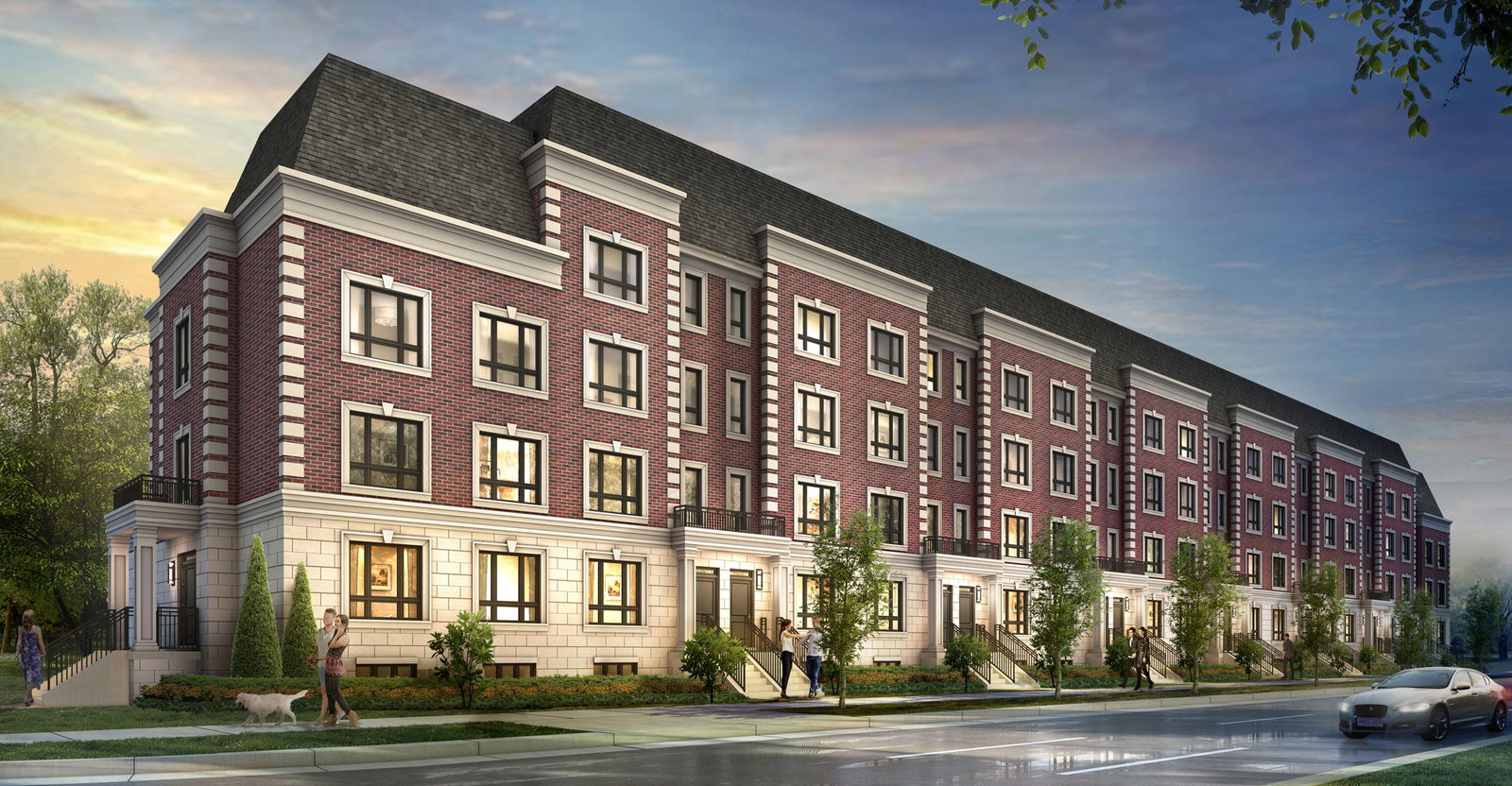 Village Parkway Townhouses exterior