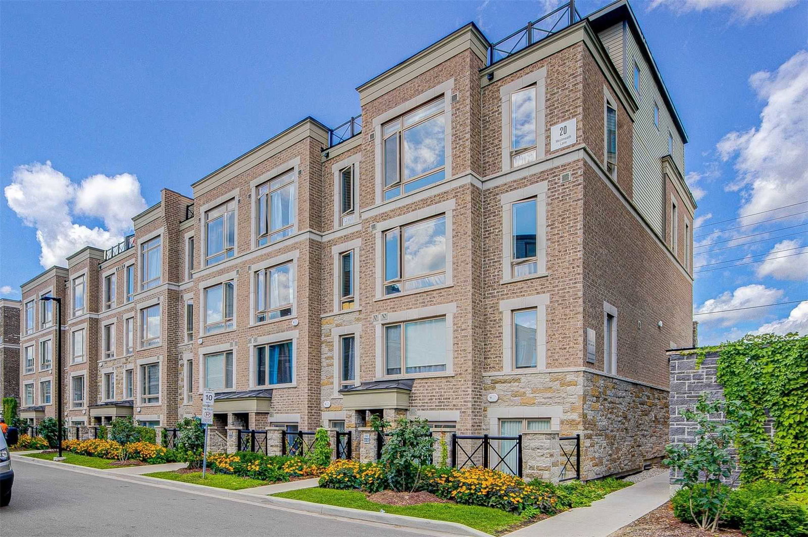 Grand Cornell Brownstones Townhomes exterior