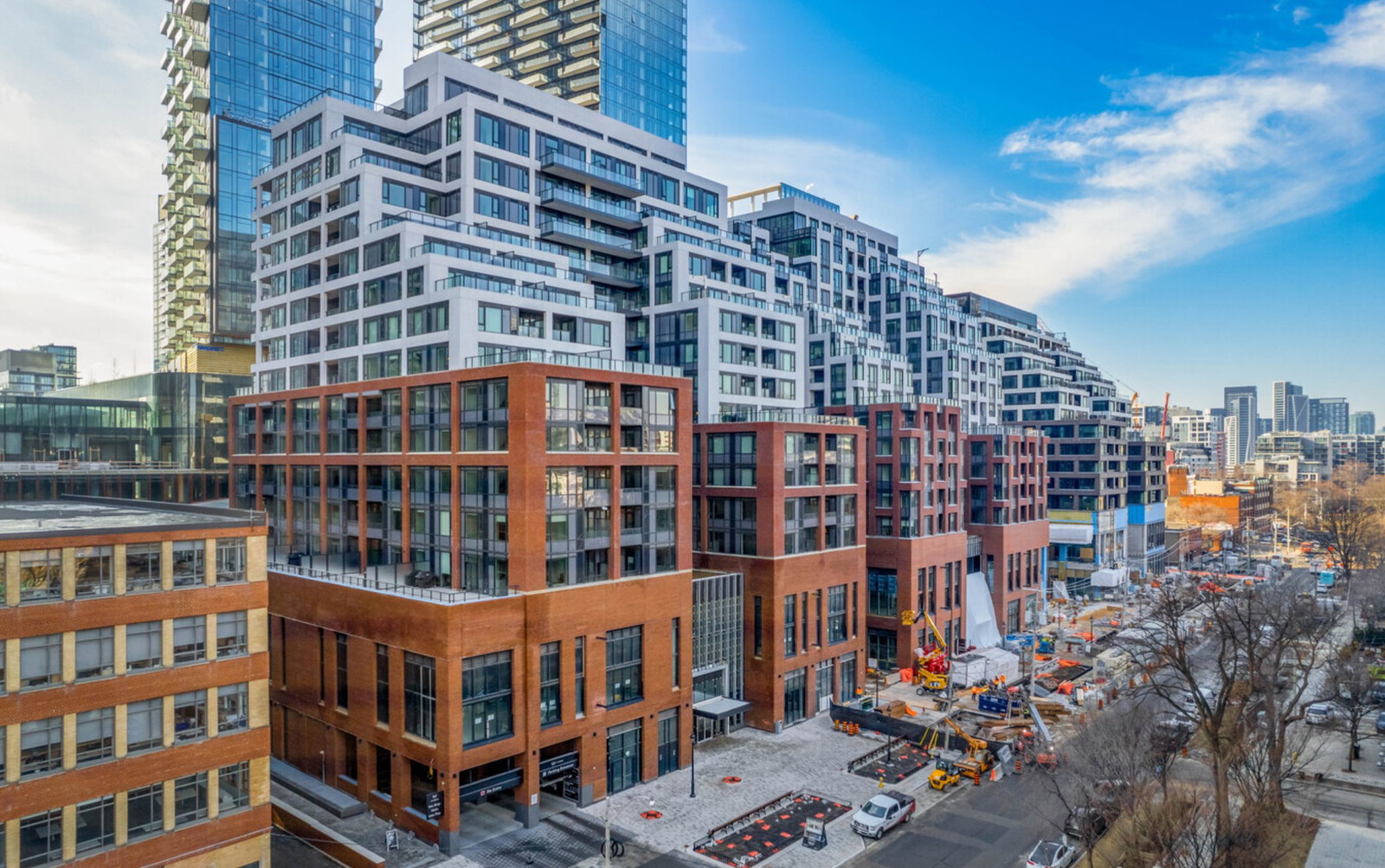 The Residences at the Well condo building exterior