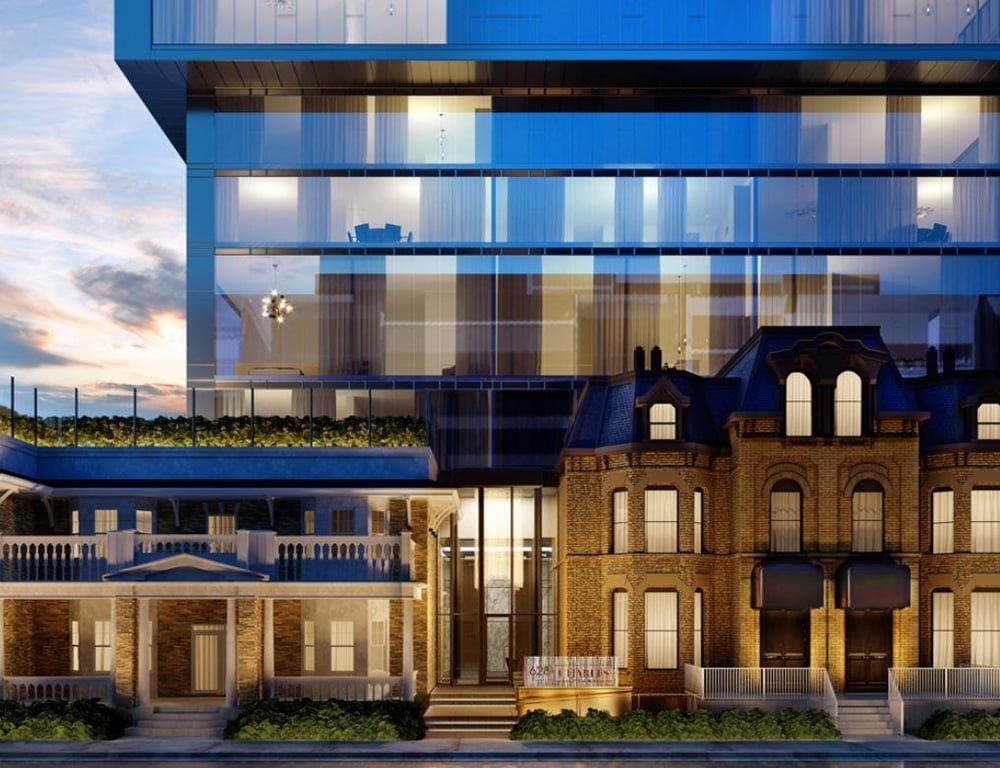 The Charles at Church condo building exterior