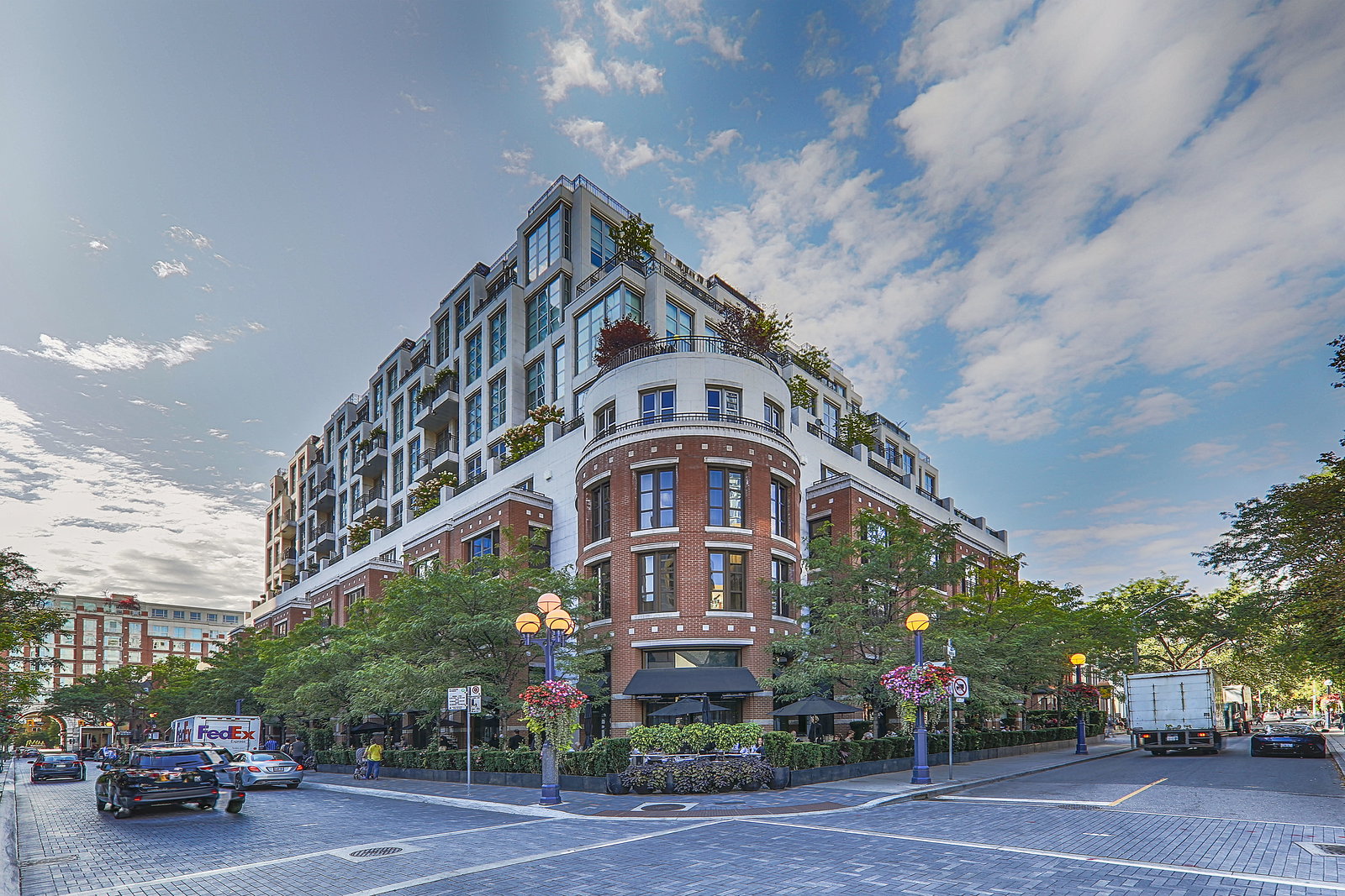 The Hazelton condo building exterior