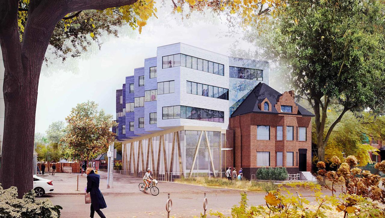 Huron Street Redevelopment exterior
