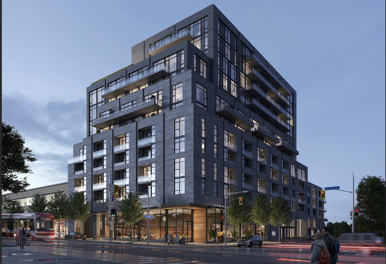 908 St Clair condo building exterior