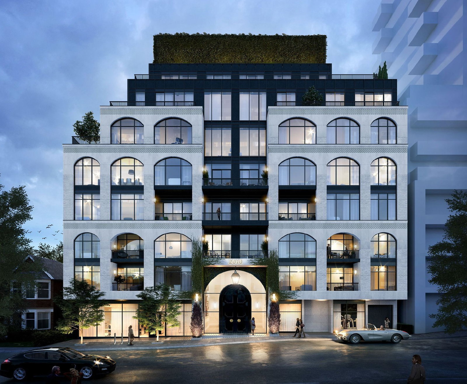 The Rhodes exterior