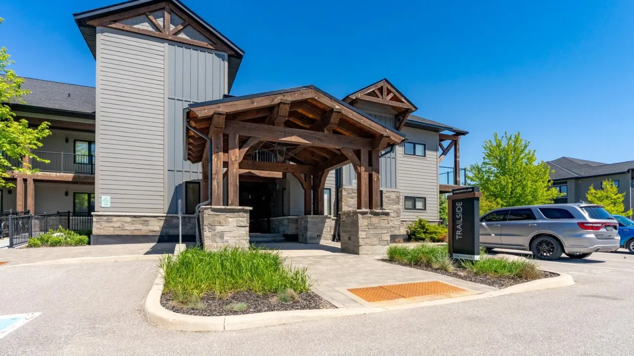 Trailside condo building exterior