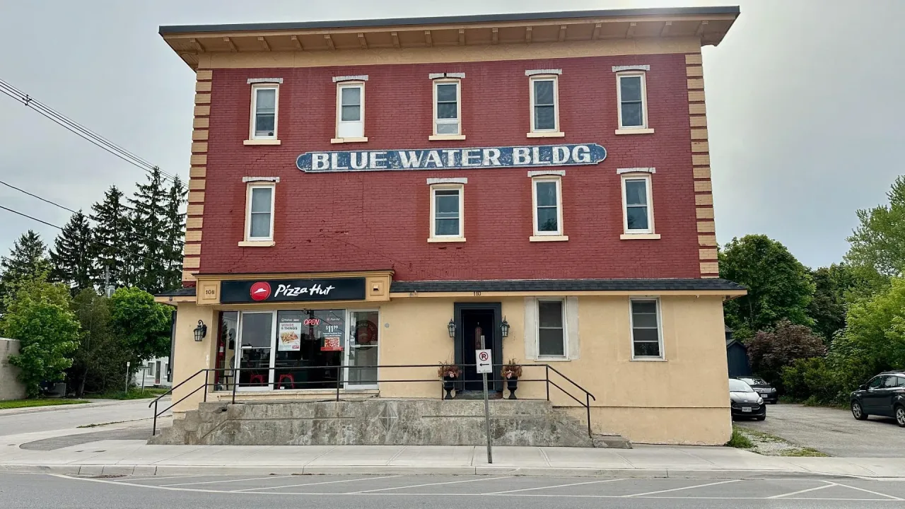 Blue Water condo building exterior
