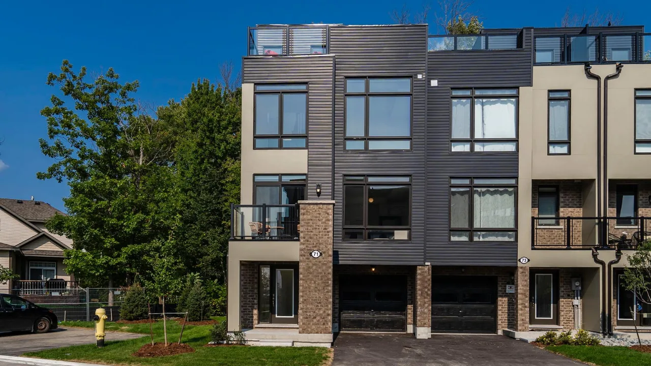 Oak Bay Marina Towns condo building exterior