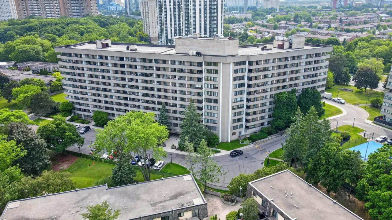 The Aspen condo building exterior