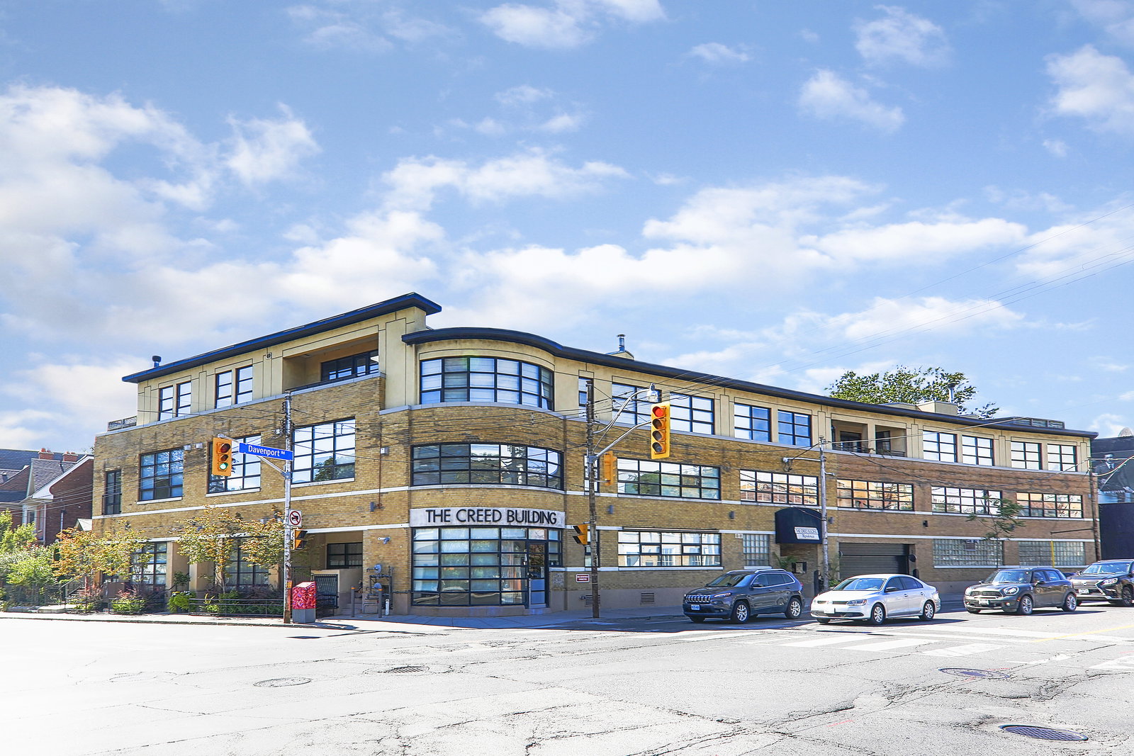 The Creed Lofts condo building exterior