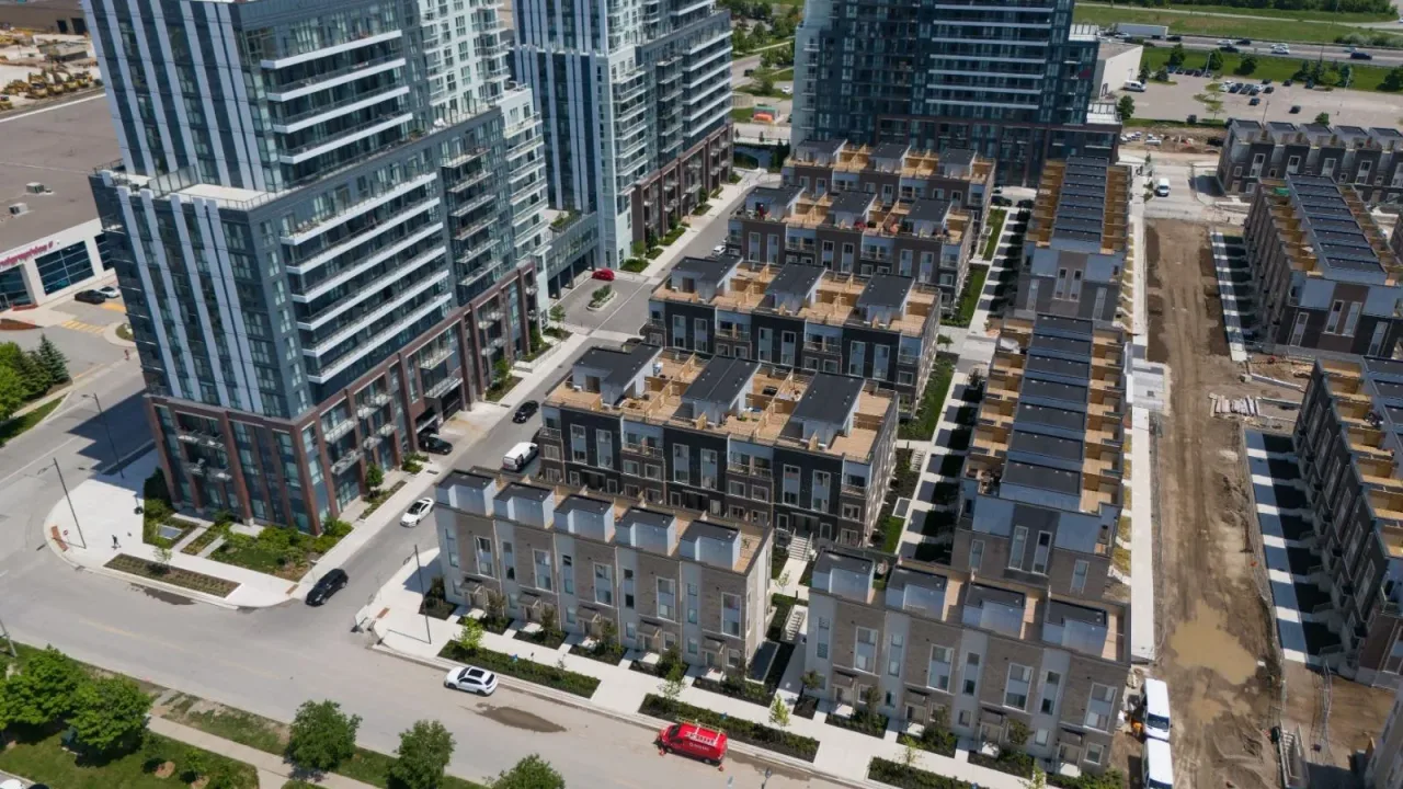 M Towns condo building exterior