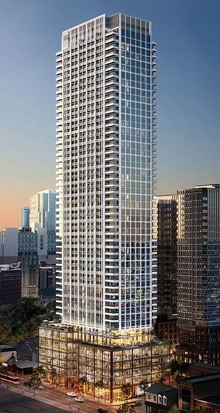Front of Unit 2305, 88 Queen Street E