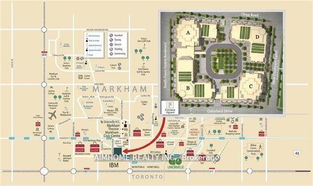 Photo 10 of Unit 822, 99 South Town Centre Boulevard, Markham, Unionville — HOMEH