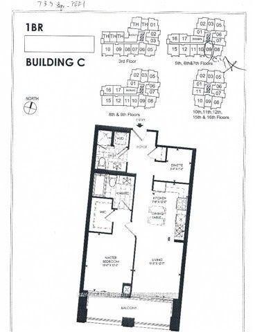 Photo 13 of Unit 709, 38 Cedarland Drive, Markham, Unionville — HOMEH