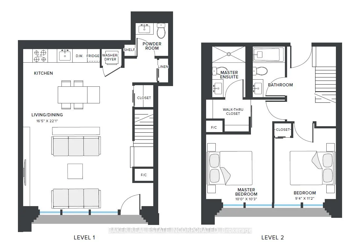 Photo 12 of Unit TH107, 151 Mill Street, Toronto, Waterfront Communities — HOMEH