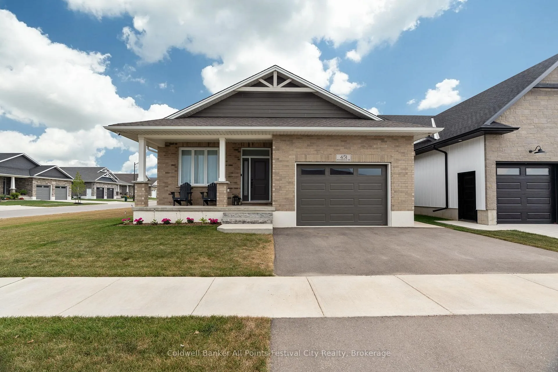 Front of 451 Woodridge Drive