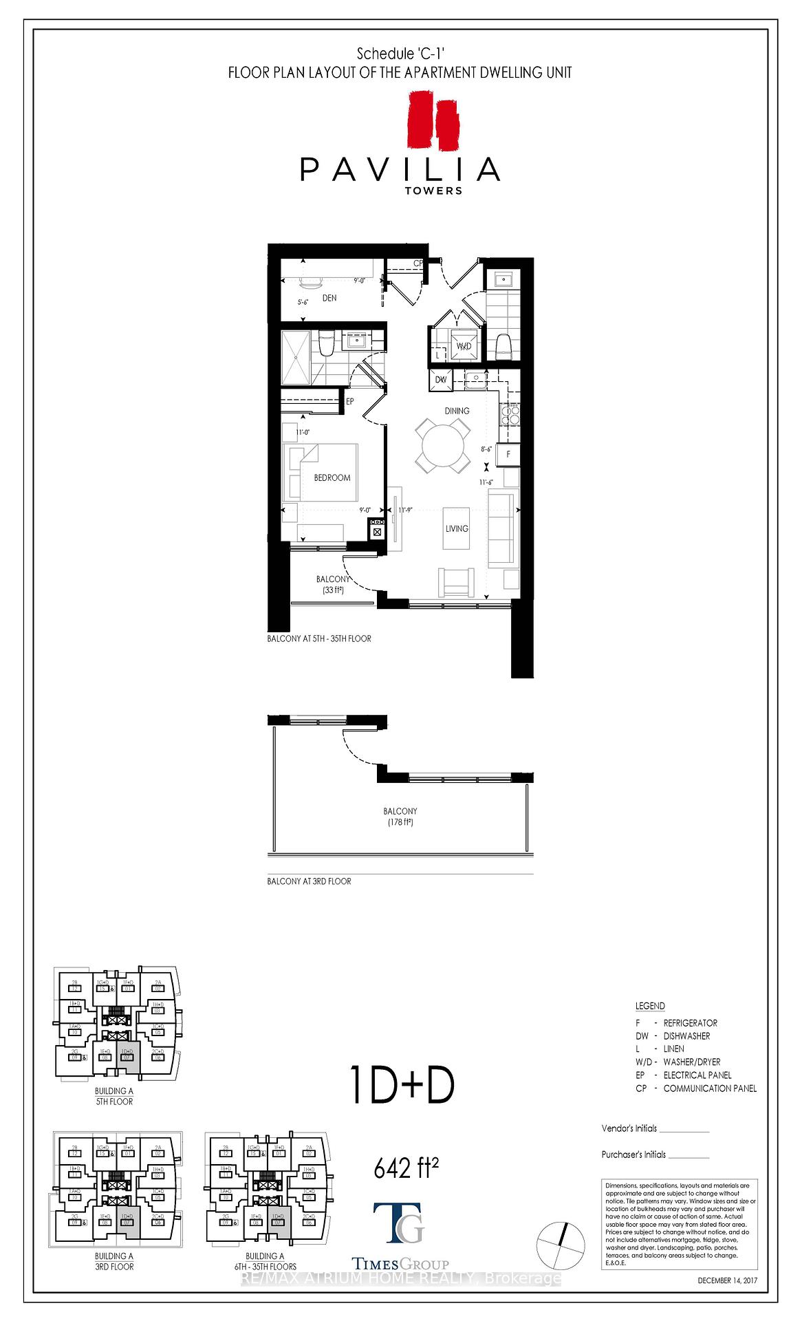 Front of Unit 2807, 12 Gandhi Lane