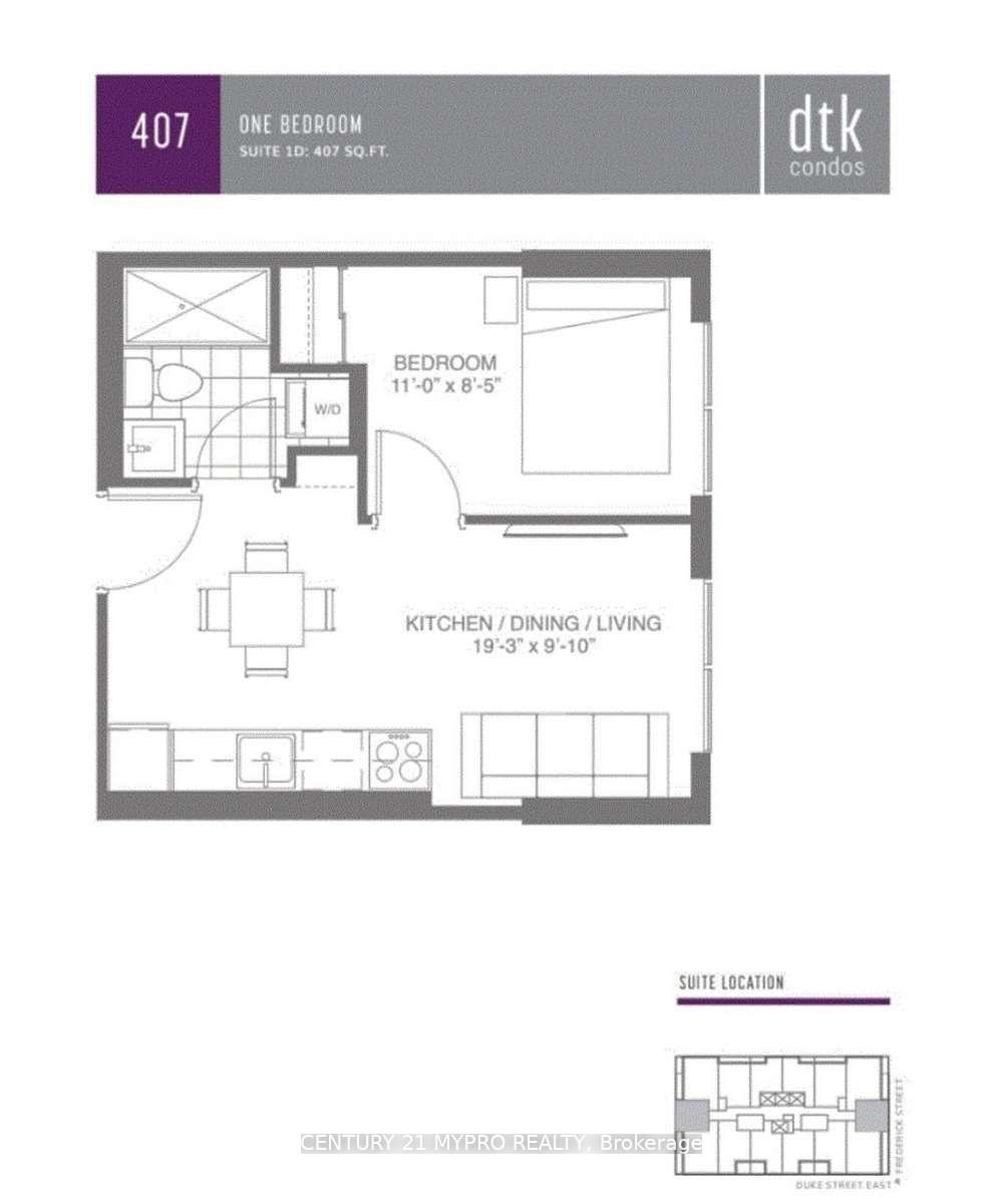 Photo 7 of Unit 901, 60 Frederick Street, Kitchener, City Commercial Core — HOMEH