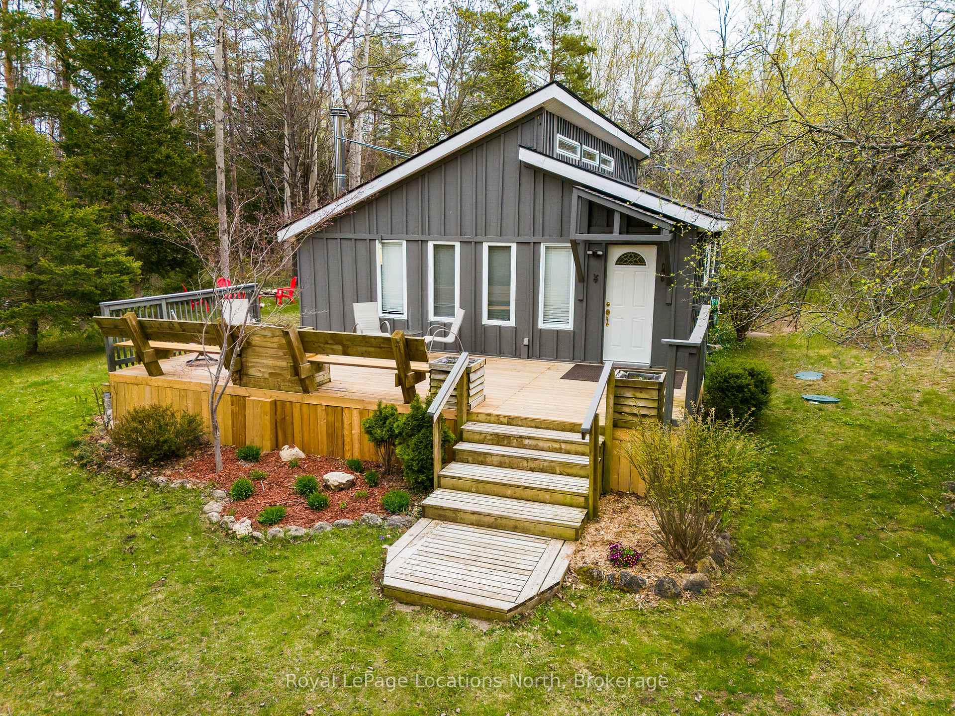 Front of 121 Hidden Lake Road