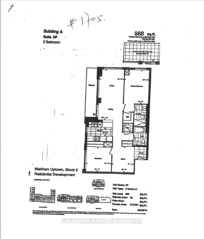 Photo 2 of Unit 1705, 18 Uptown Drive, Markham, Unionville — HOMEH