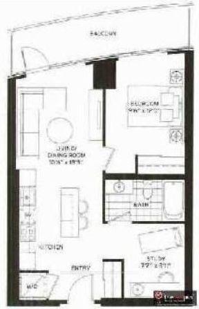 Photo 17 of Unit 1712, 21 Widmer Street, Toronto, Waterfront Communities — HOMEH