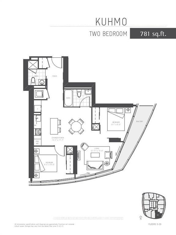 Photo 7 of Unit 1402, 14 York Street, Toronto, Waterfront Communities — HOMEH