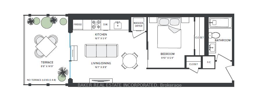 Photo 1 of Unit 410, 100 Mill Street, Toronto, Waterfront Communities — HOMEH