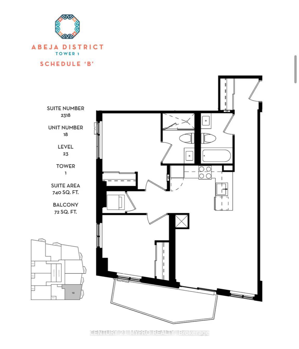 Photo 23 of Unit 2318, 10 Abeja Street, Vaughan, Concord — HOMEH