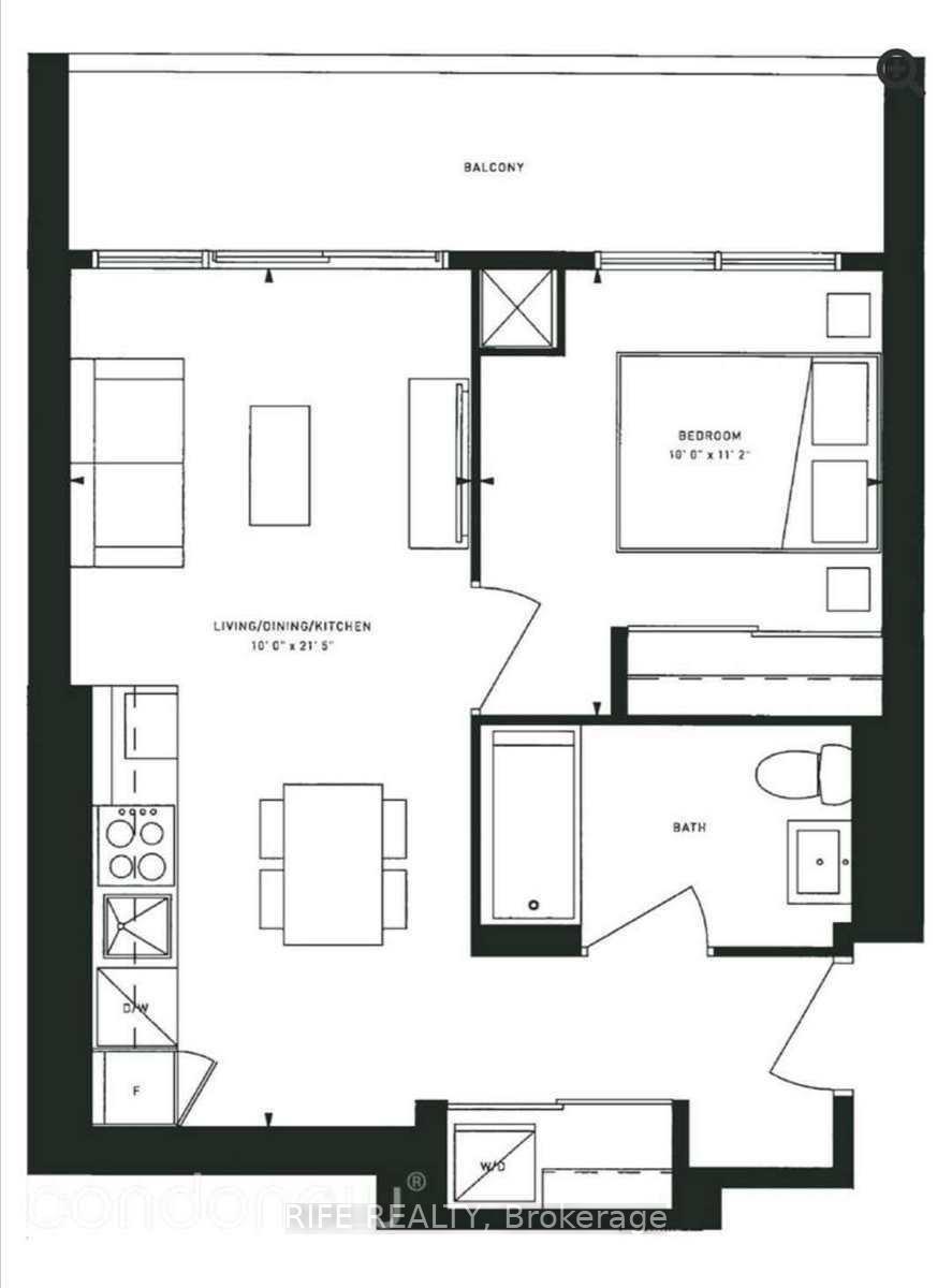 Front of Unit 4811, 5 Buttermill Avenue