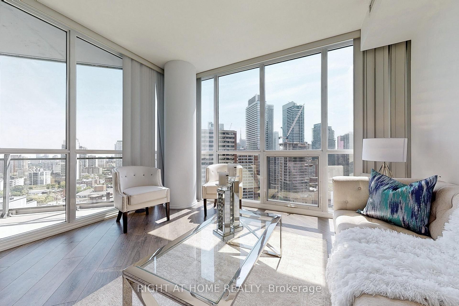 Front of Unit 2201, 45 Charles Street E