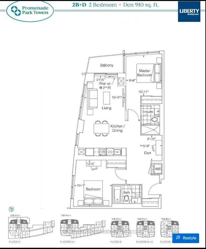 Photo 2 of Unit 2607, 30 Upper Mall Way, Vaughan, Brownridge — HOMEH