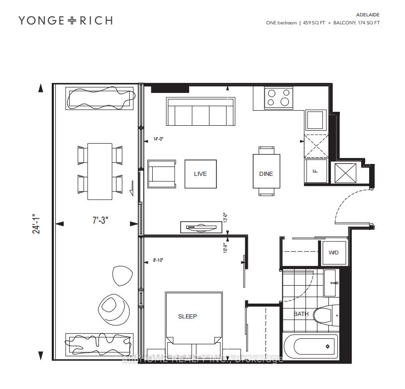 Photo 5 of Unit 1511, 25 Richmond Street E, Toronto, Church-Yonge Corridor — HOMEH