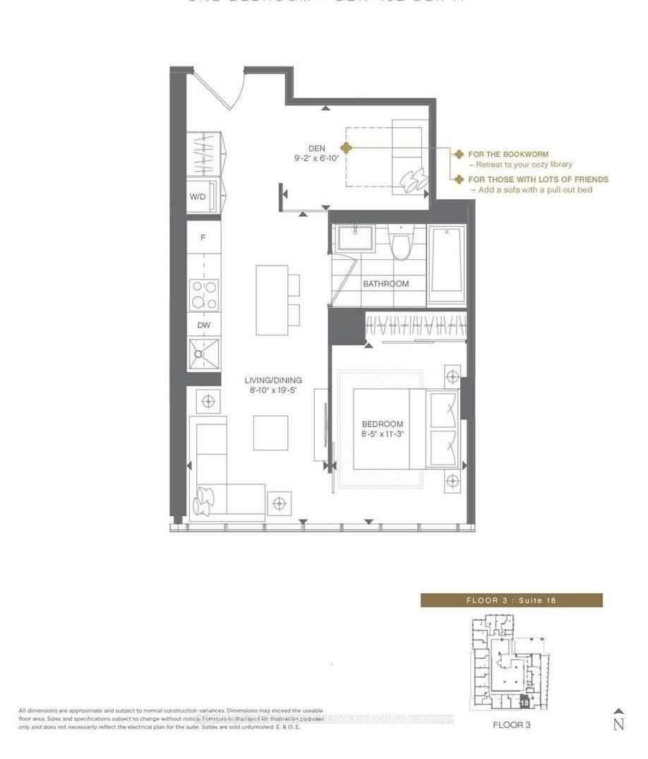 Front of Unit 318, 3 Gloucester Street