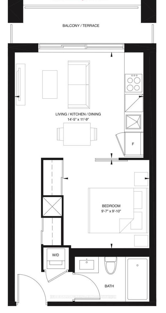 Front of Unit 1212, 2020 Bathurst Street
