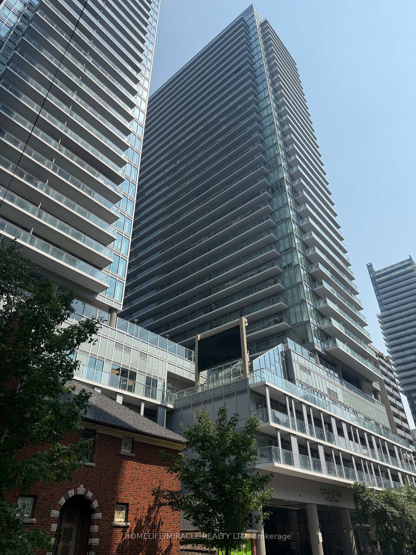 Front of Unit 1614, 195 Redpath Avenue
