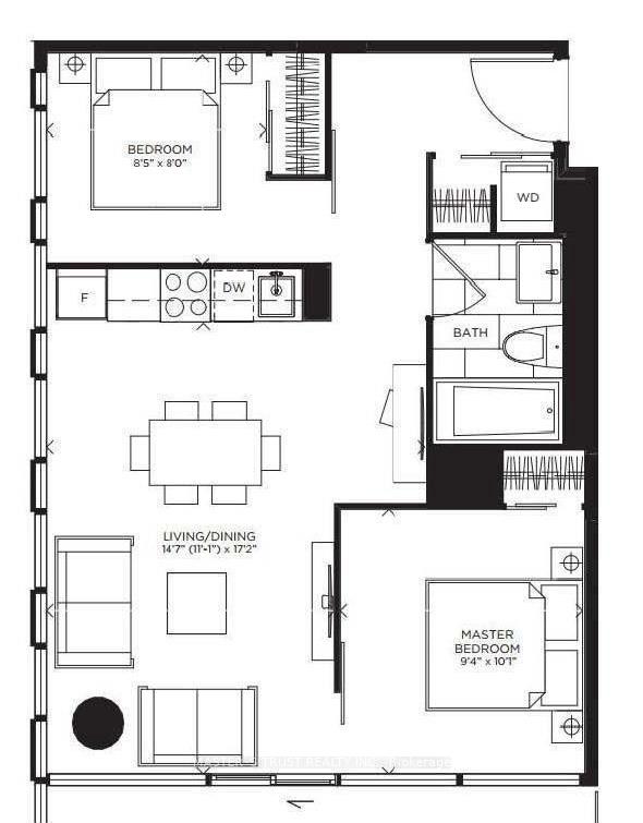 Photo 2 of Unit 2502, 28 Wellesley Street E, Toronto, Church-Yonge Corridor — HOMEH