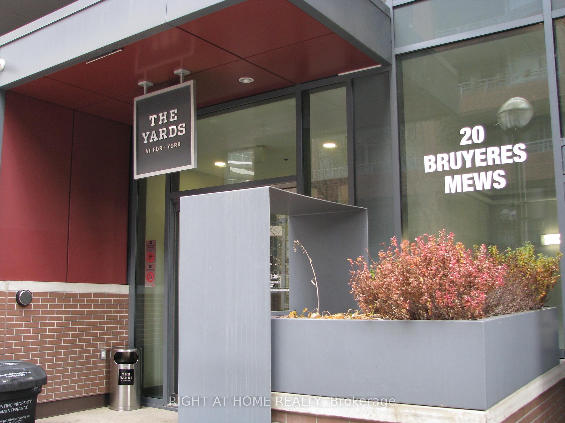 Front of Unit 1109, 20 Bruyeres Mews