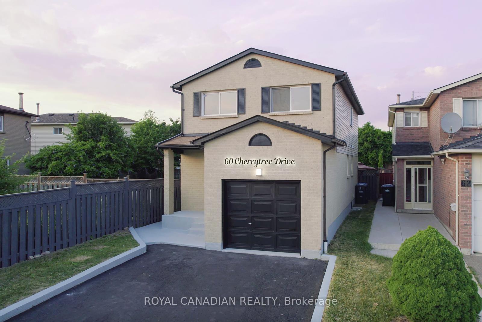 Front of 60 Cherrytree Drive W