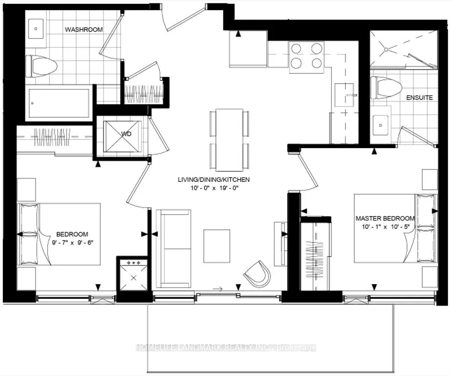 Front of Unit 1111, 50 Dunfield Avenue