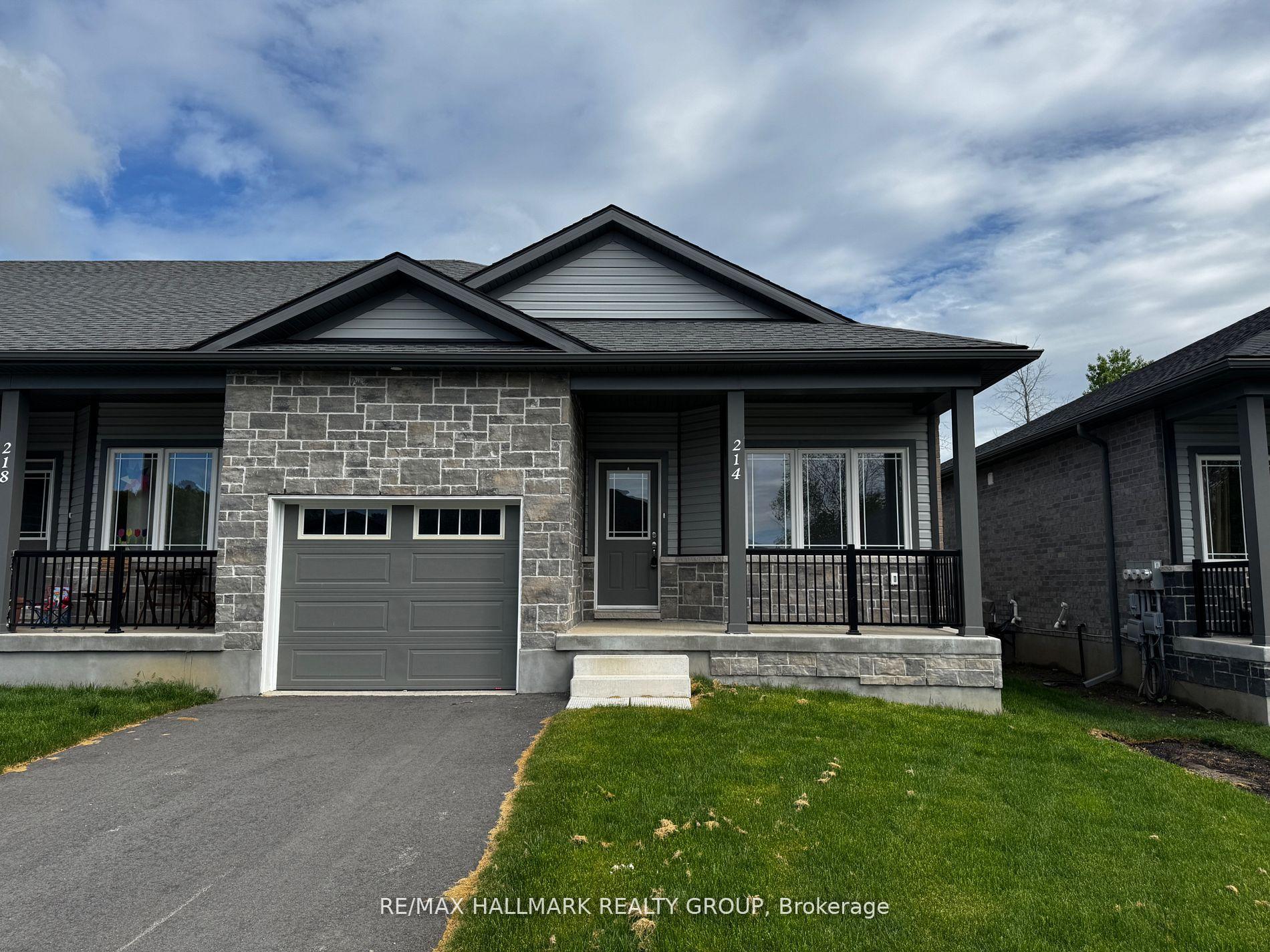 Front of 214 Adley Drive