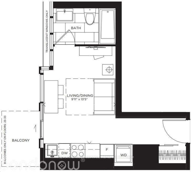Front of Unit 2601, 28 Wellesley Street E